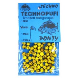 Рибальський пінопласт насадковий, Techno Міді, 4-6мм, смак Карп